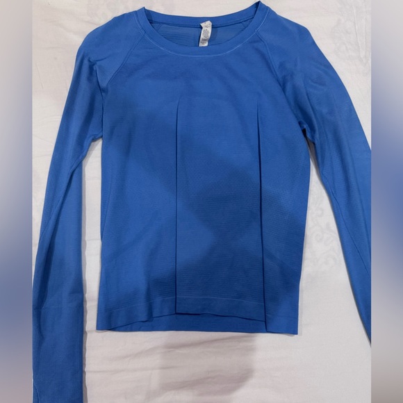 Blue Nile Swiftly Tech Long-Sleeve Shirt 2.0 *Race Length size 6 - Picture 1 of 2